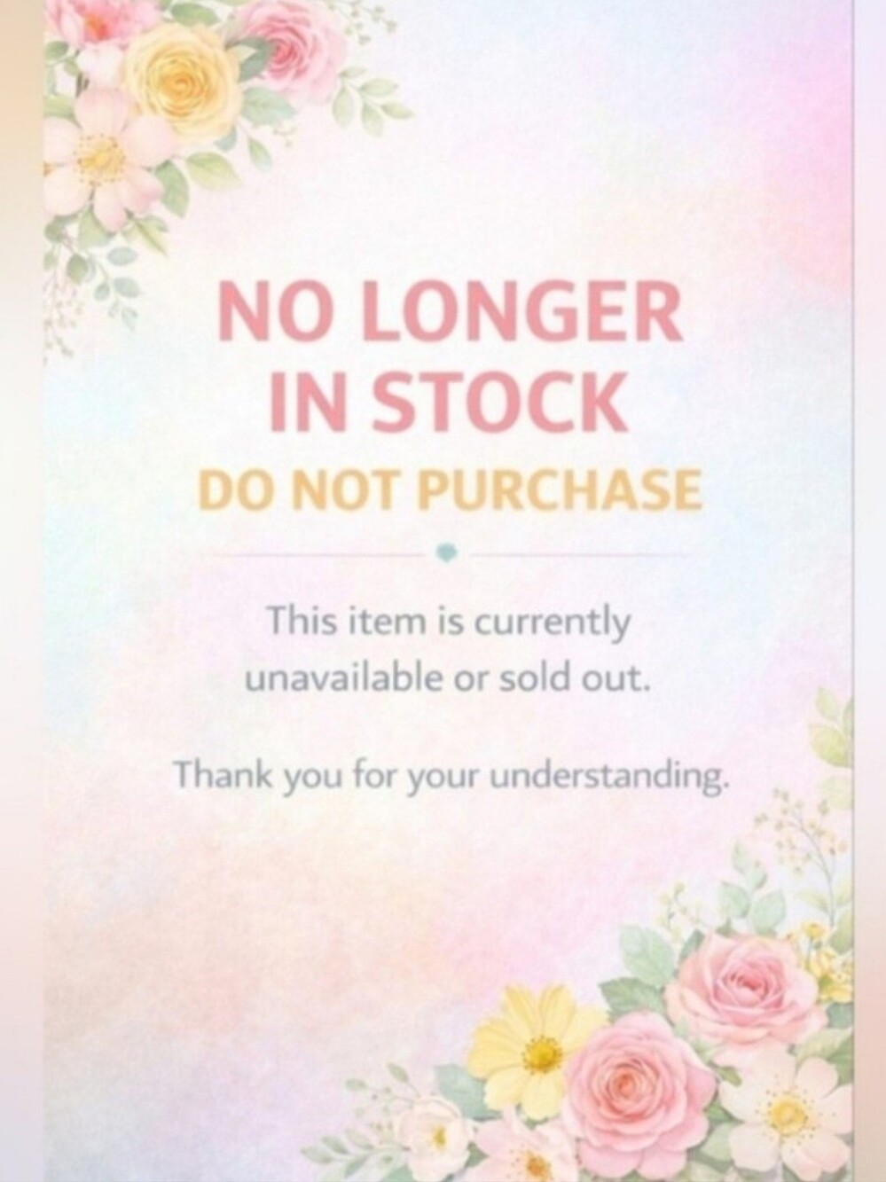 NOT FOR SALE